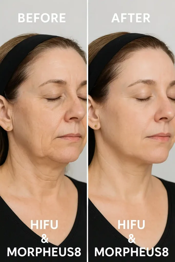 HIFU & Morpheus8 treatment results Greater London (Enfield) - book in today!