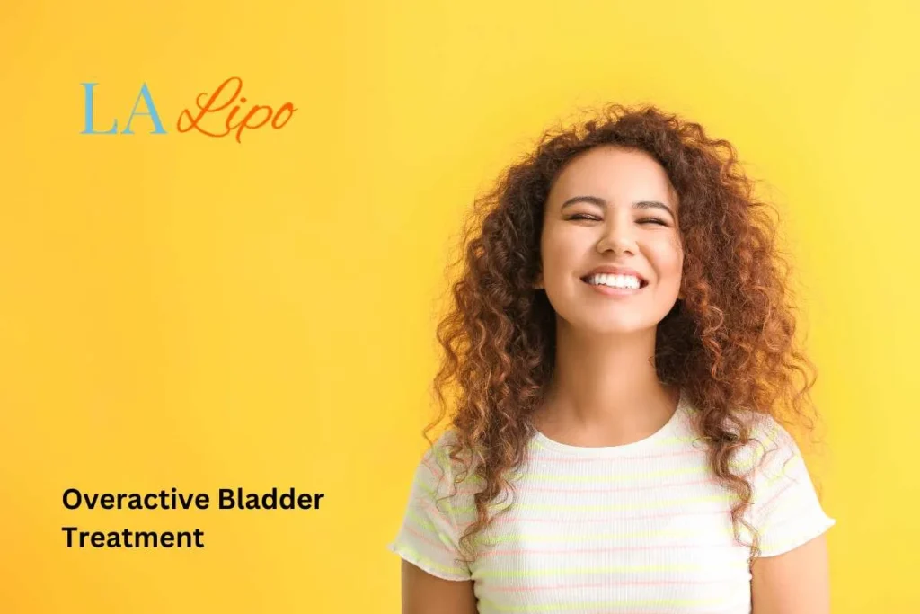 woman smiling about overactive bladder treatment Greater London (Enfield) solutions