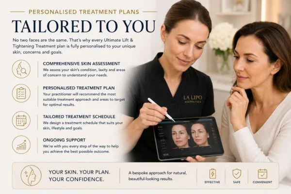 book a consultation about your ultimate lift and tighten treatment Greater London (Enfield)