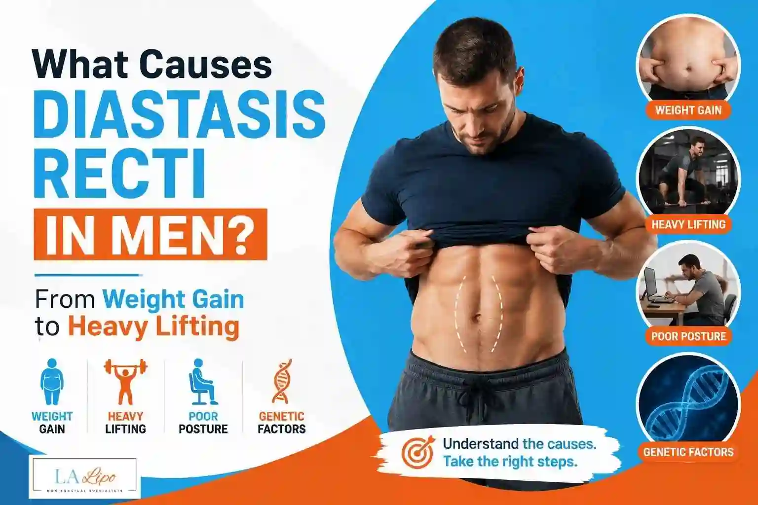 What Causes Diastasis Recti in Men? From Weight Gain to Heavy Lifting Greater London (Enfield)